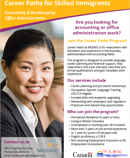 MOSAIC Career Paths for Skilled Immigrants Program - Accounting & Business Admin.png
